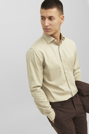 Parker Wrinkle Resistant Shirt LS Pure Cashmere